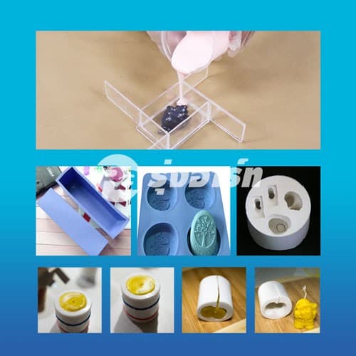 ยางซิลิโคนไต้หวัน RA-320 SILICONE RUBBER ยางซิลิโคนทำแม่พิมพ์ เก็บรายละเอียดได้ดี แห้งเร็ว เนื้อนิ่ม- ชุด 500 กรัม-1 กก. รูปที่ 6