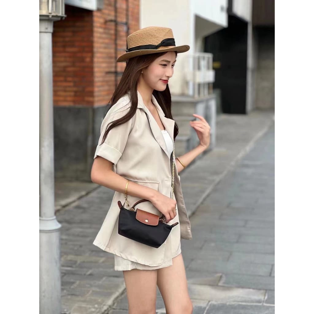 กระเป๋าแฟชั่นกระเป๋าสะพายข้างใชส์มินิสายหนัง8*6*4นิ้ว มีตัวถูกและตัวแพงมีแบบสายแยกรัดตรงสาย รูปที่ 6