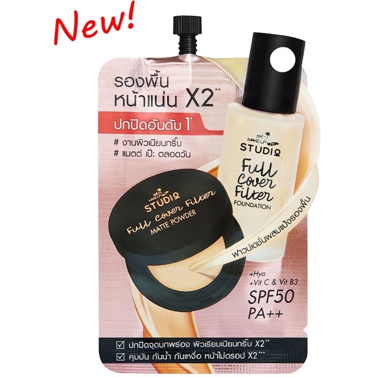 1ซองNami Make Up Pro AABB Matte Mousse+AA Aura+BB Powder+CC Cushion+DD Cream รูปที่ 5
