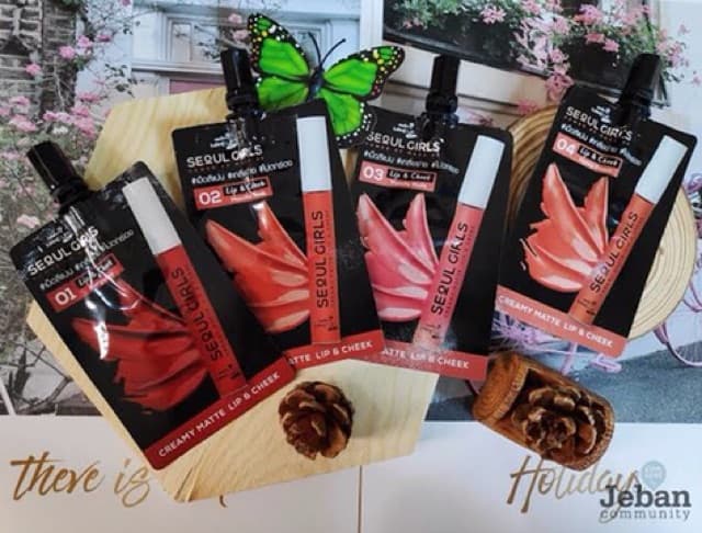 Nami Make Up Pro Seoul Girls Creamy Long-Lasting Eyeshadow ลิปซองนามิ ทาตาซอง รูปที่ 3