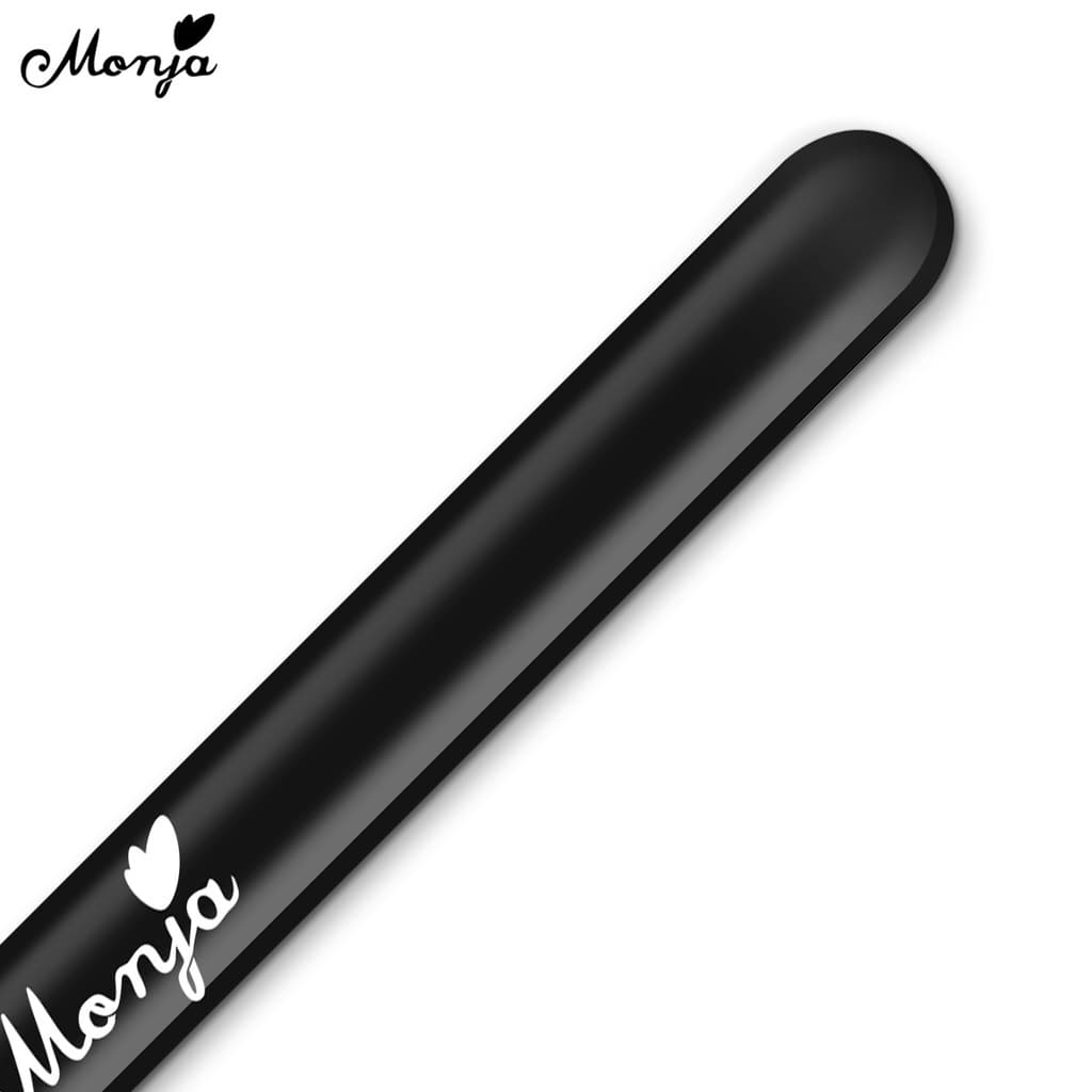 Monja แปรงทาเล็บอะคริลิค ยูวีเจล สีดํา สําหรับตกแต่งเล็บ 1 ชิ้น nail gel polish draw paint brush pen รูปที่ 5