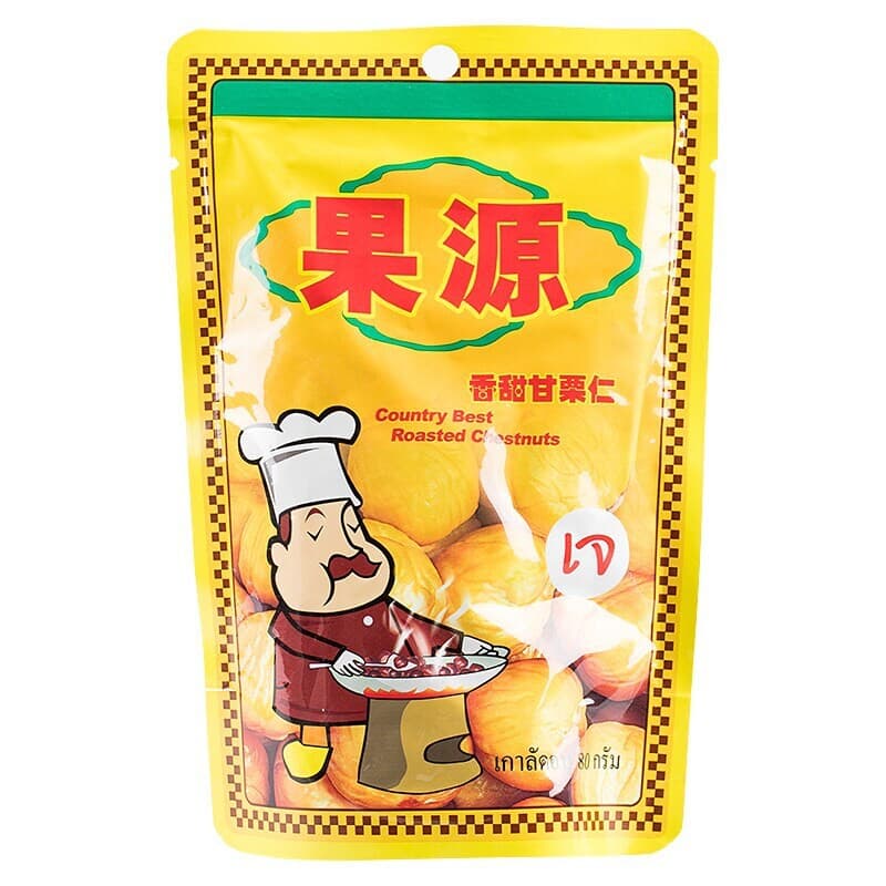 เนื้อเกาลัดอบพร้อมทาน เกาลัดก่อหยวน 80 กรัม Goryuan Roasted Chestnut รูปที่ 4
