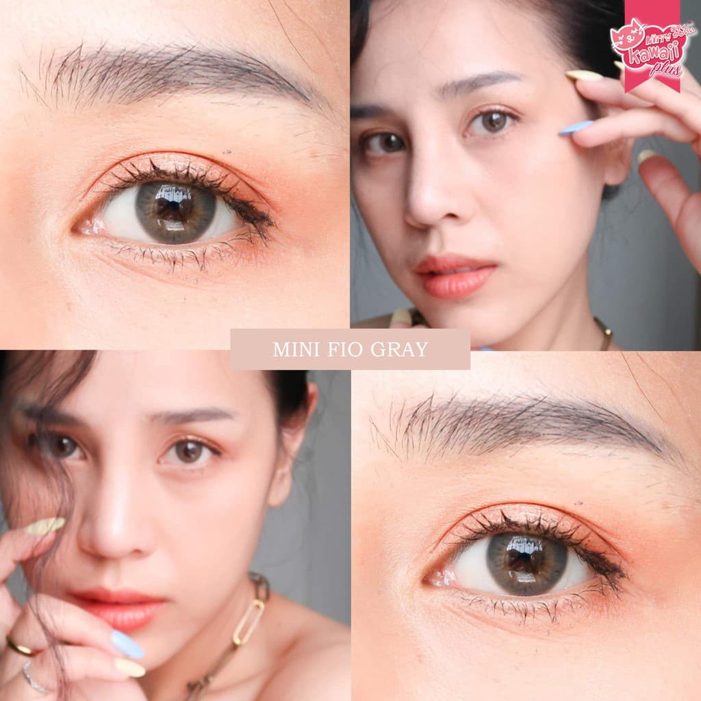 คอนแทคเลนส์Mini Fio Brown / Gray ขนาดมินิขายดี รูปที่ 8