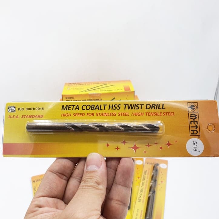 META ดอกสว่านโคบอลต์ มีให้เลือกหลายขนาด 1 ชิ้น SUPER ไฮสปีด 1/64" ถึง 7/32" ดอกสว่านเจาะสแตนเลส รูปที่ 4