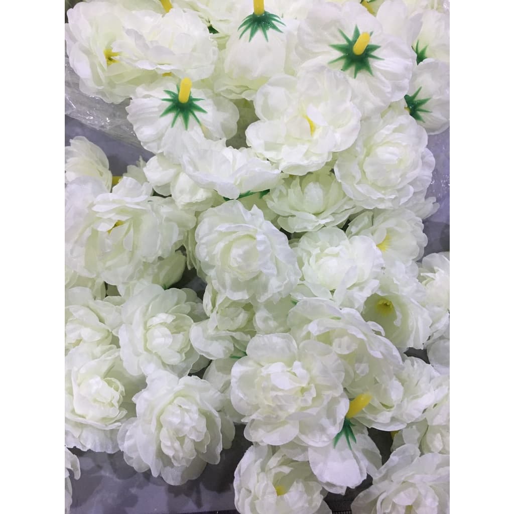 ดอกมะลิบาน ดอกมะลิบานสีขาวอมเขียว ดอกมะลิผ้า หัวดอกมะลิ รูปที่ 3