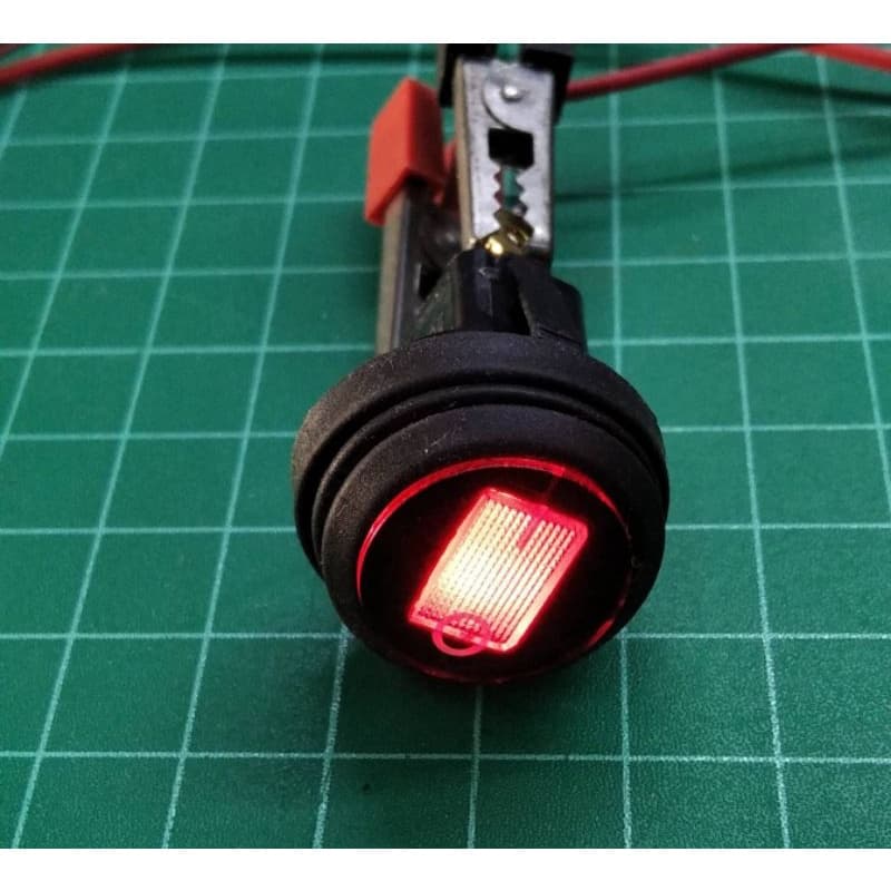 สวิท สวิต สวิทช์ กลม กันน้ำ DC 12V 20A รุ่น KCD2 3ขา มีไฟ LED 20mm. ใช้กับไฟ DC 12V มีไฟ LED แสดงสถานะการเปิดปิด รูปที่ 6