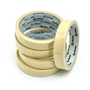 เทปย่น Wintape เทปหนังไก่ เทปบังพ่น สีขาวนวล คุณภาพสูง ยาว 20 หลา เลือกขนาดได้ รูปที่ 2