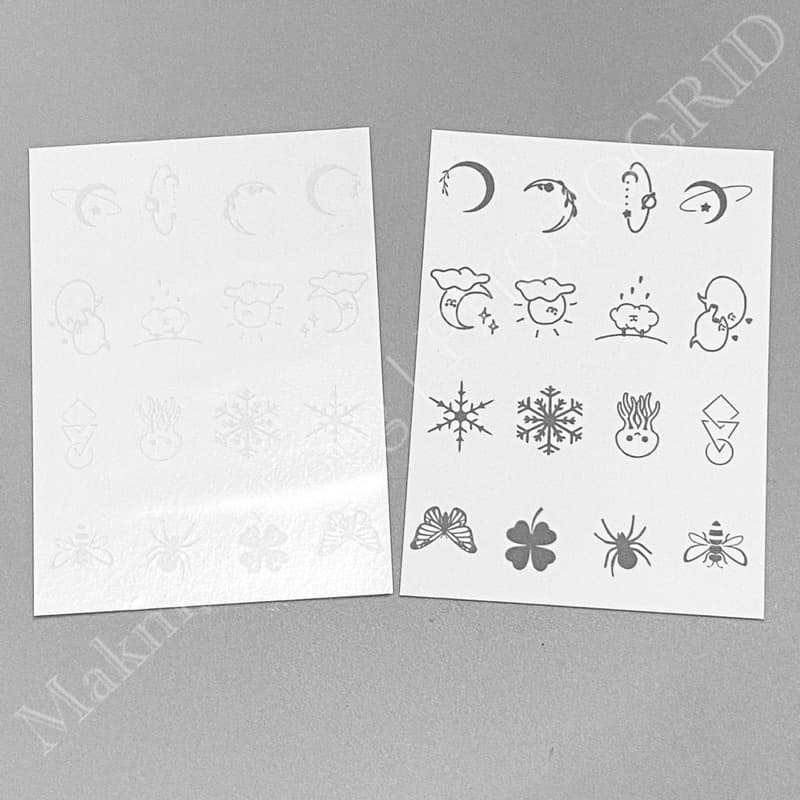 แทททู * * Tattoo แทกทูรอยสักกันน้ำ มินิมอล ติดแน่น ทนนาน ไม่ลอก รูปที่ 5