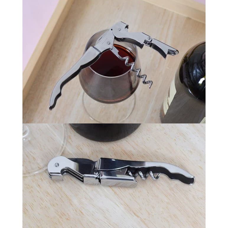 ที่เปิดขวด เปิดไวน์สแตนเลส อุปกรณ์เปิดขวด อย่างดี Bottle opener & wine opener รูปที่ 8