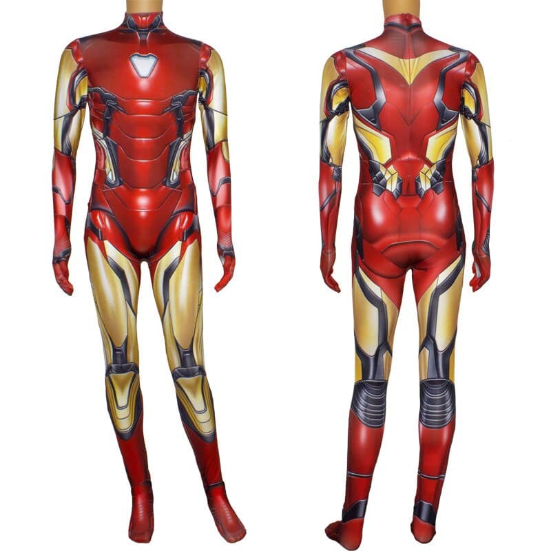 ชุดจั๊มสูทคอสเพลย์ Iron Man Endgame Superhero เหมาะกับปาร์ตี้ฮาโลวีน สําหรับเด็ก และผู้ใหญ่ รูปที่ 5