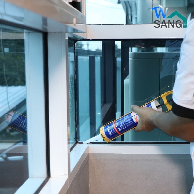 ซิลิโคน ยาแนว 100% SEALEX SX-2000 ขนาด300ml. สีใส สีขาว สีซิงค์ ไร้กรด ประสิทธิภาพสูง @wsang รูปที่ 5
