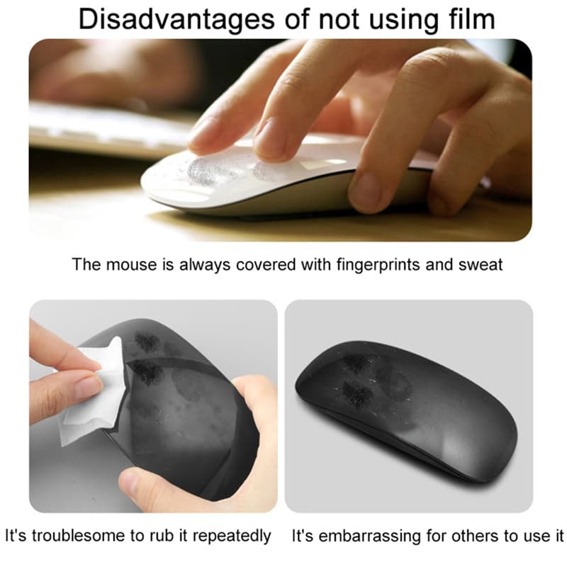 สติกเกอร์ป้องกันผิวสําหรับ Apple Magic Mouse 1/2/3 Trackpad 2/3/4 รุ่น USB-C TouchPad Protector ฟิล์มป้องกันกันฝุ่น รูปที่ 2