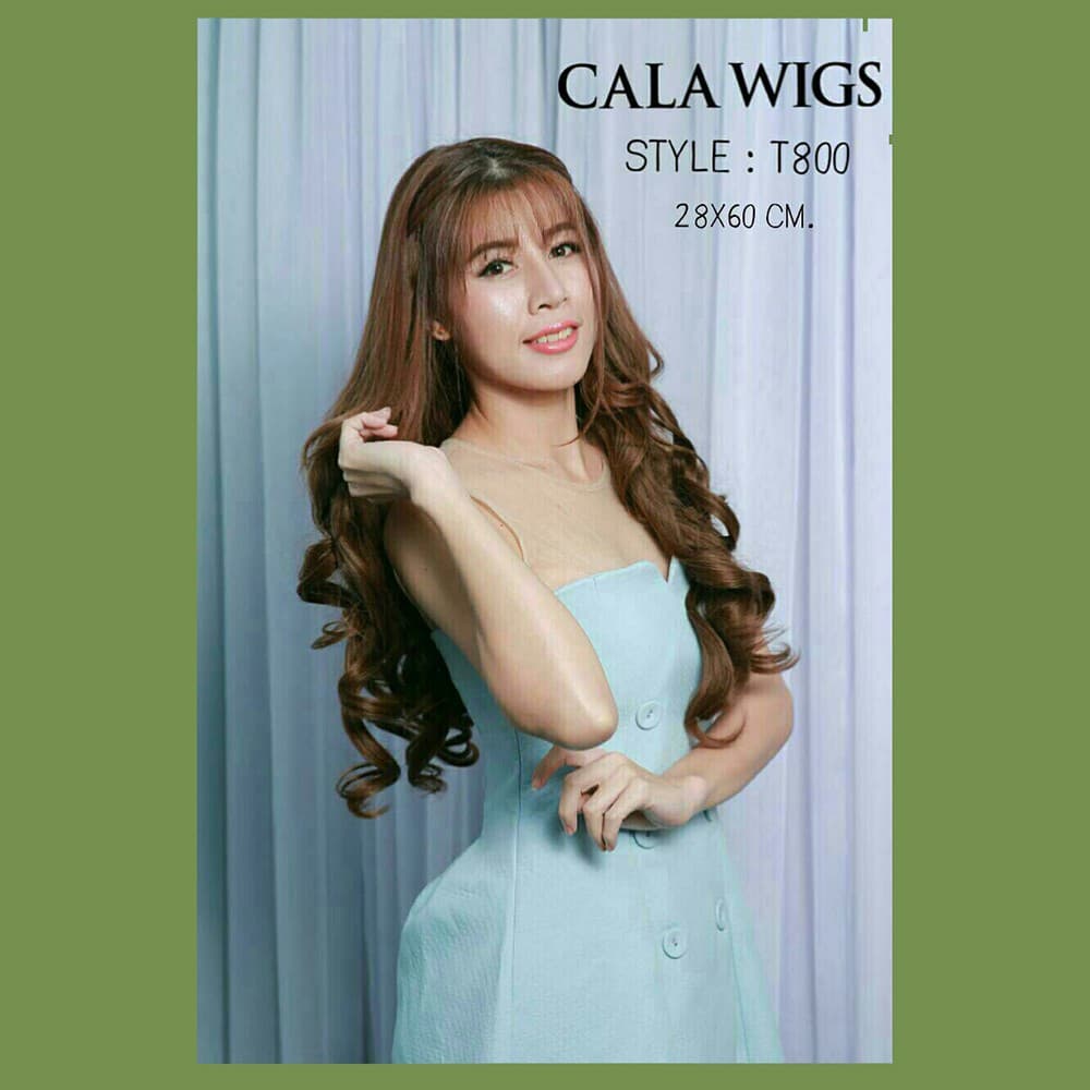 แฮร์พีชcalawigsราคาส่ง รหัสT800 กว้าง28cmยาว60cmชิ้นหนาพิเศษไหมด้านเหมือนผมจริง แฮร์พีชลอนยาว รูปที่ 6