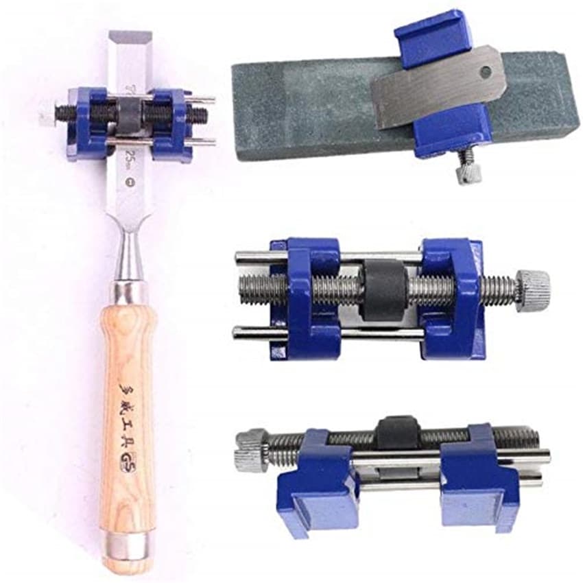 New Precision Honing Guide Jig for Chisel Plane Blade Graver Iron Edge Sharpening Wood Work Bevel Angle Sharpener Abrasi รูปที่ 5