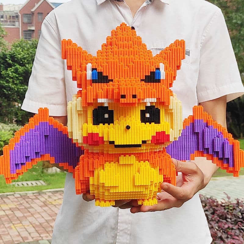 ของเล่นเด็กผู้ชาย ของขวัญ diy labubu ของขวัญเด็กปีใหม่ ไฟคาสึริเล็ก พิกาชู สตาร์เดลล่า มังกรไฟ โดราเอมอน ตัวต่อตัวใหญ่ บล็อกตัวต่อ นาโน บล็อกตัวต่อ รูปปิกาจู ขนาดใหญ่ ของเล่นสําหรับเด็ก และผู้ใหญ่ รูปที่ 1