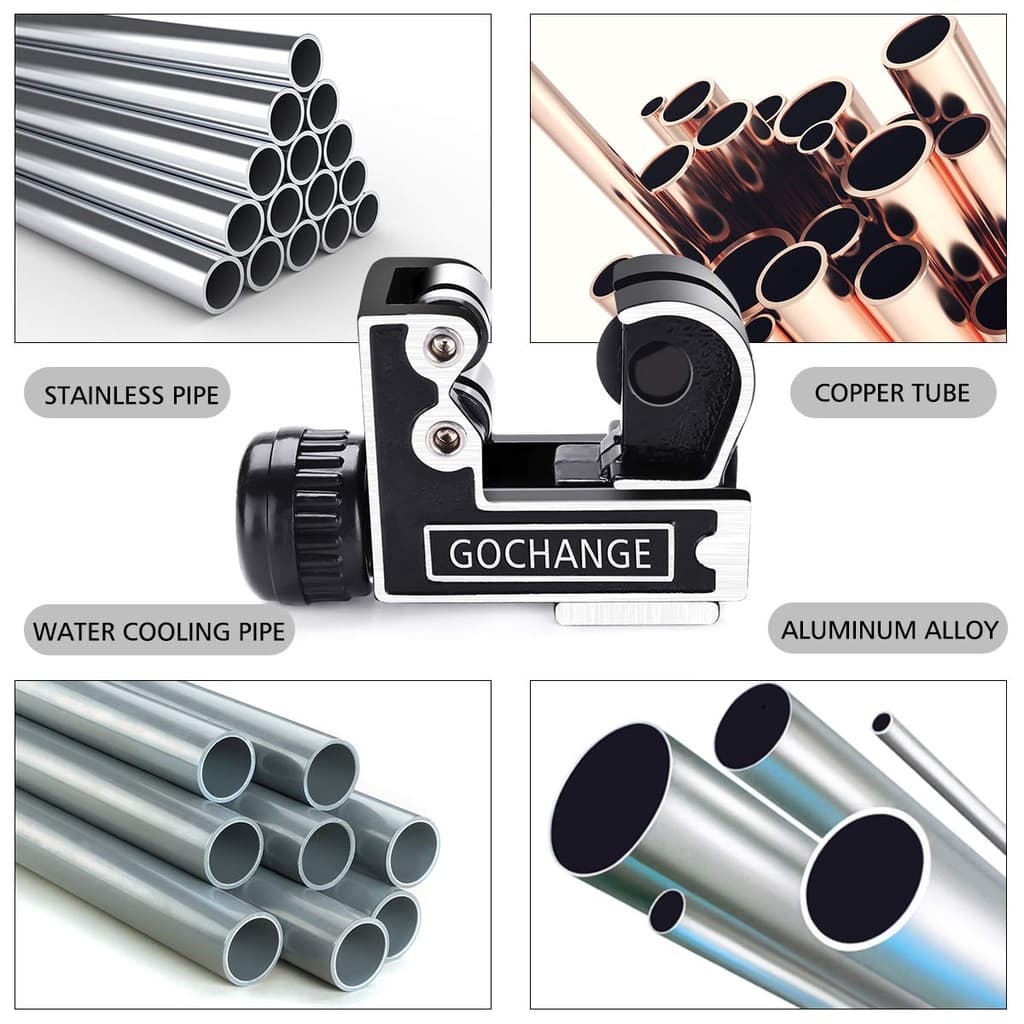 เครื่องมือตัดท่อ เหล็ก ทองแดง เหล็ก พลาสติก PVC อลูมิเนียม ทองเหลือง 3-28 มม. 1/8 นิ้ว ถึง 1-1/8 นิ้ว รูปที่ 4