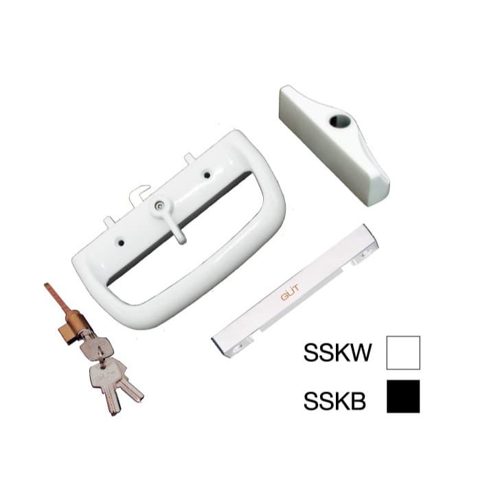 GUT มือจับล็อคประตูบานเลื่อนเดี่ยว ระบบ SINGLE LOCK แบบมีกุญแจ รูปที่ 3