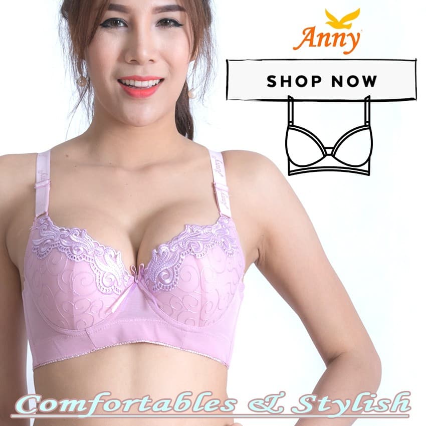 ชุดชั้นใน Anny รุ่น0777_S1 คัพ B-C เสื้อใน 3ตะขอ บรามีโครง มีขนาดปกติถึง ขนาดสาวไซส์ใหญ๋ ทรงใหญ่เต็มทรง เก็บข้างกระชับดี รูปที่ 4