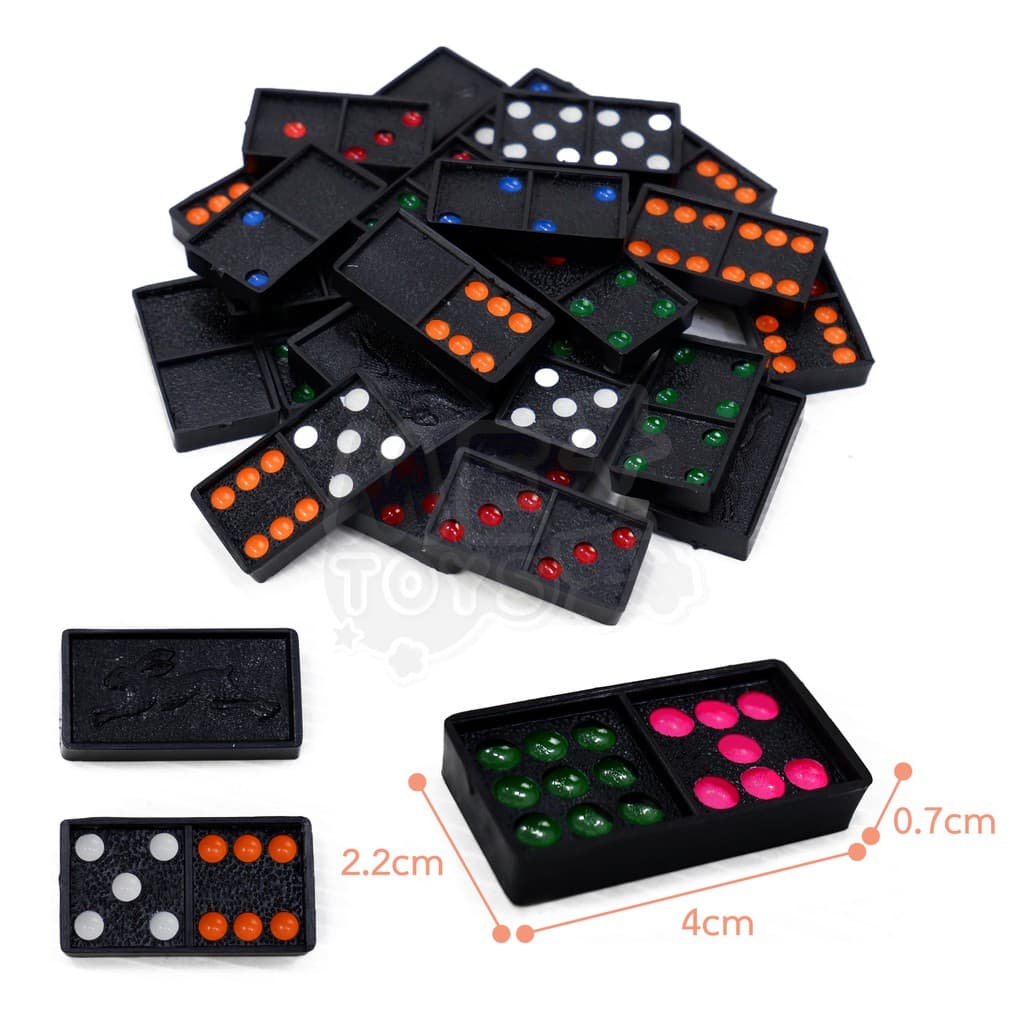 METOYS โดมิโน่ กล่องใหญ่ 55ชิ้น Domino โดมิโน เกมโดมิโน่ ราคาส่ง รูปที่ 5