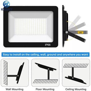 KKSKY สปอตไลท์ led สปอตไลท์ ไฟสว่าง Spotlight LED แสงขาว กันน้ำIP67 30W 50W 150W 200W 300Wไฟสนามเด็กเล่น รูปที่ 6
