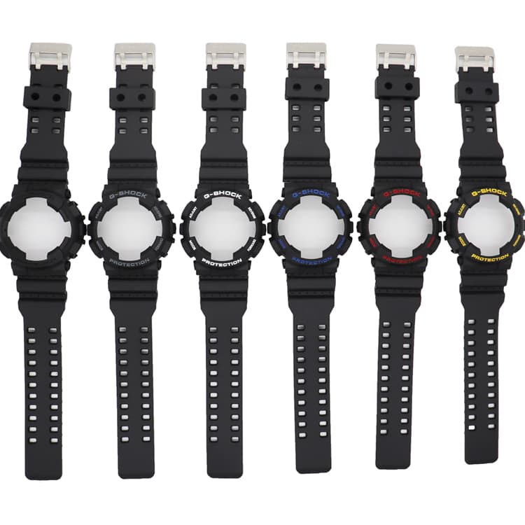 สายนาฬิกาซิลิโคนพร้อมเคส /watchband +bezel สําหรับชาย GA-110 GA100 GA120 GA-140 GA150 GD-120 / GLS100/110-100/110/120 ชุดซิลิโคน + เครื่องมือ รูปที่ 2