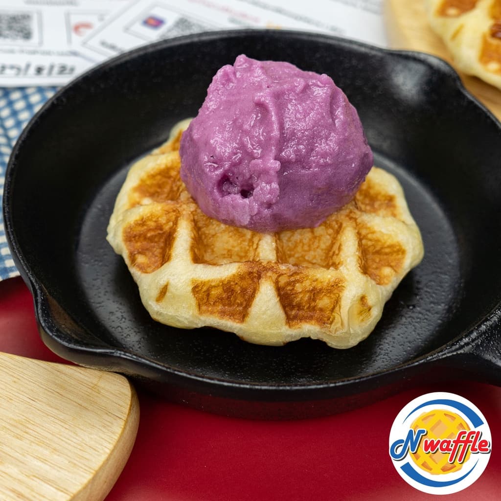 N Waffle ขนมวาฟเฟิลเบลเยี่ยม สูตรไม่โรยน้ำตาล หวานน้อย แพค 4, 7 ,10 ชิ้น หอมเนยแท้ ผลิตตามออเดอร์ รูปที่ 5