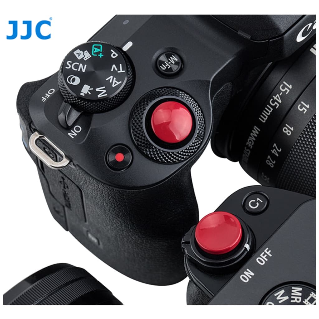 ปุ่มชัตเตอร์แบบแปะกาว JJC 11mm มี3สี6แบบให้เลือกของแต่งกล้อง Soft release shutter button รูปที่ 1