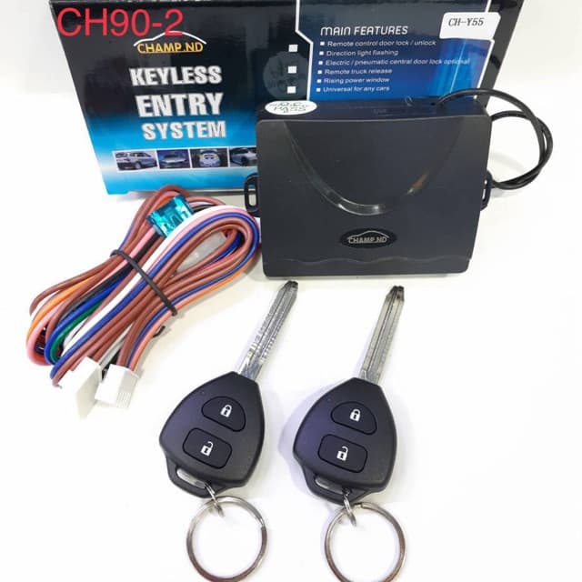 ชุดรีโมทปิด-เปิดสำหรับรถยนต์ โตโยต้า ทุกรุ่นยี่ห้อ champ.nd รหัส Y90-2 รูปที่ 1