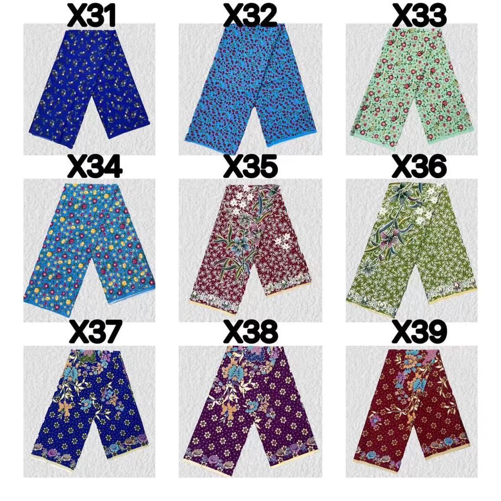 ผ้าถุง ผ้าถุงคุณภาพดี เนื้อผ้าดี ไม่ลื่นไม่บาง เย็บแล้ว กว้าง2เมตร Batik Sarong /มีเก็บเงินปลายทาง รูปที่ 7
