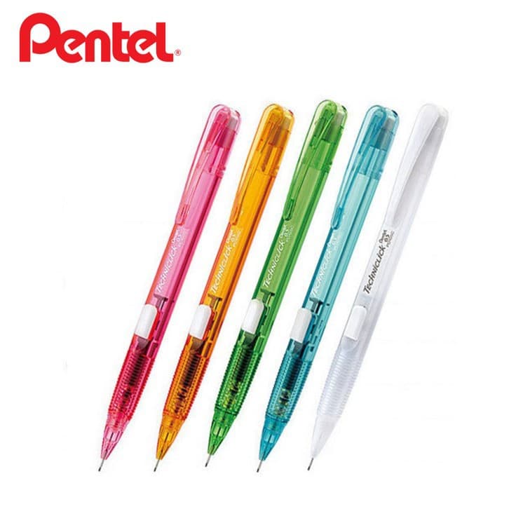 ดินสอกดข้าง Pentel 0.5 PD105C-D,S,P,F,W เลือกสีด้ามได้ รูปที่ 1