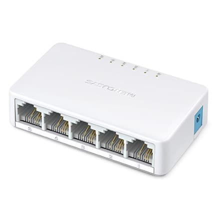 SWITCH MERCUSYS 5 PORTS 10/100Mbps DESKTOP SWITCH ประกัน 3 ปี * by MERCUSYS* รูปที่ 2