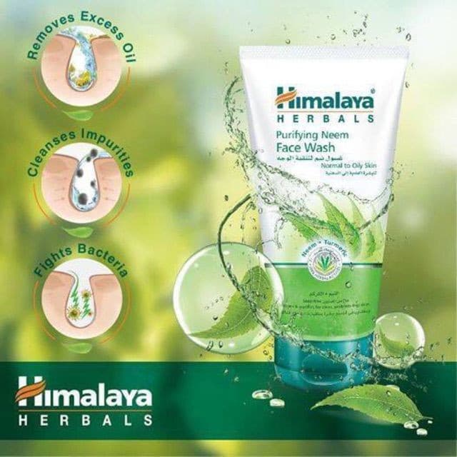 เจลล้างหน้า Himalaya Herbals Purifying Neem Face Wash 15ml, 50ml ,150ml รูปที่ 2
