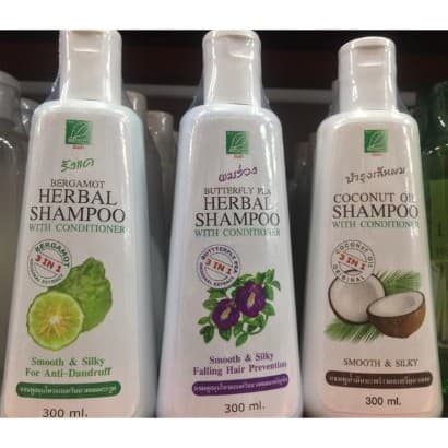 Shampoo 3 In 1 แชมพูบำรุงเส้นผมผสมครีมนวด มี 3 กลิ่น มะกรูด / อัญชัญ / มะพร้าว 300 มล. รูปที่ 2