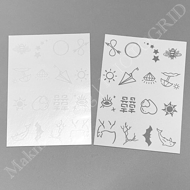 แทททู * * Tattoo แทกทูรอยสักกันน้ำ มินิมอล ติดแน่น ทนนาน ไม่ลอก รูปที่ 7