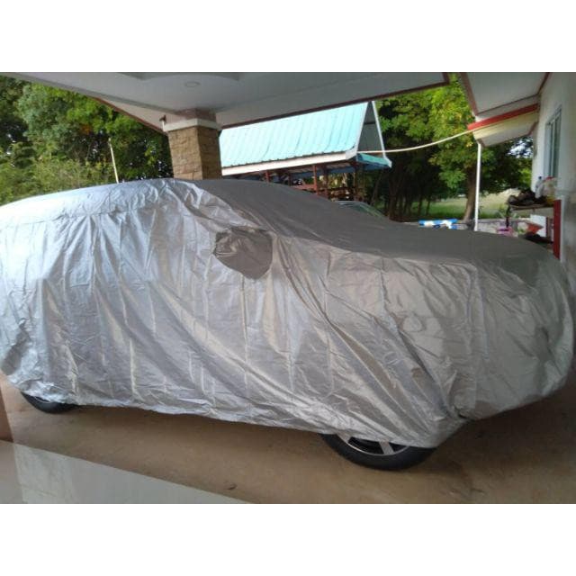 ผ้าคลุมรถ All New Fortuner ตรงรุ่นเนื้อผ้า Silver Coat 190C ทนแดด ไม่ละลาย รูปที่ 7
