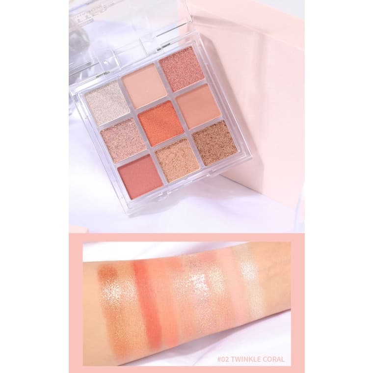 MEILINDA Glitter Shot Shadow พาเลทท์อายแชโดว์ รูปที่ 4