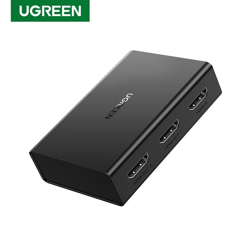 UGREEN HDMI Splitter 4K60Hz สวิทช์ 1 ใน 2 Out HDMI 2.0 อะแดปเตอร์ HDMI Switcher สําหรับ PS4/Xbox 360/Switch/Macbook/TV รูปที่ 9