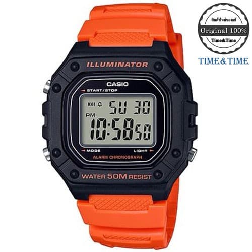 นาฬิกา CASIO รุ่น W-218H สินค้าใหม่ ของแท้ รับประกัน 1 ปี ใส่ได้ทั้งผู้ชายและผู้หญิง รูปที่ 5