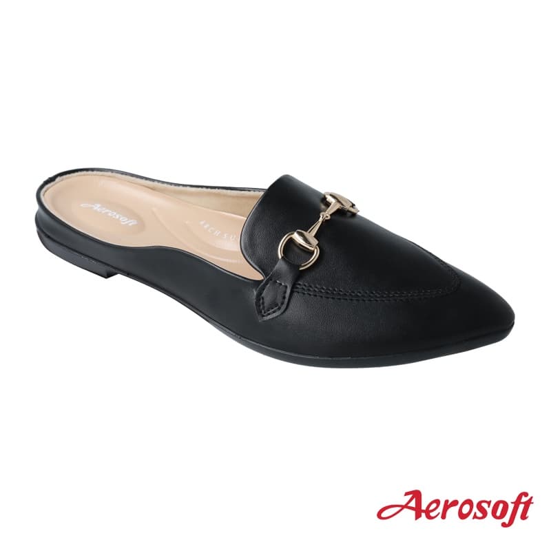 Aerosoft รองเท้าคัทชูผู้หญิง เพื่อสุขภาพ ส้นแบน รองเท้าคัทชูสีดำ รุ่น CW3334 รูปที่ 4