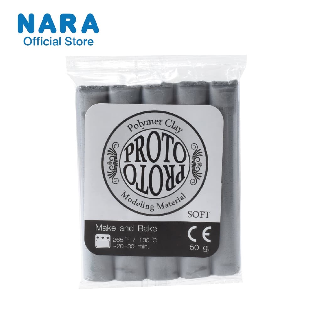 NARA Proto Polymer Box 300g. นาราดินโพลีเมอร์กล่อง รุ่น โปรโต *เลือกสี* รูปที่ 4