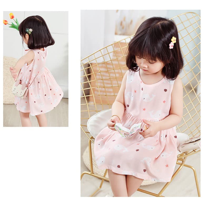 เดรสเด็กผู้หญิง 2025 เดรสคุณหนู น่ารัก สำหรับ 6 เดือน - 4 ปี Dress for little girls soft and elegant รูปที่ 6