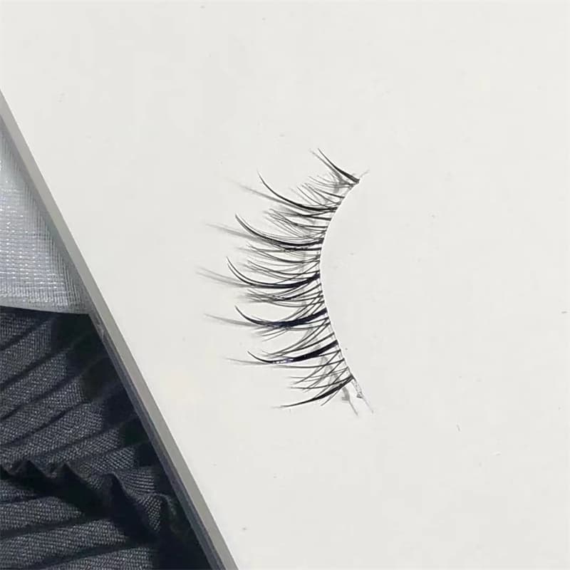 5 คู่ Air Sense ขนตาปลอมธรรมชาติปุยโปร่งใส Slim Stem Eye Beauty รูปที่ 3