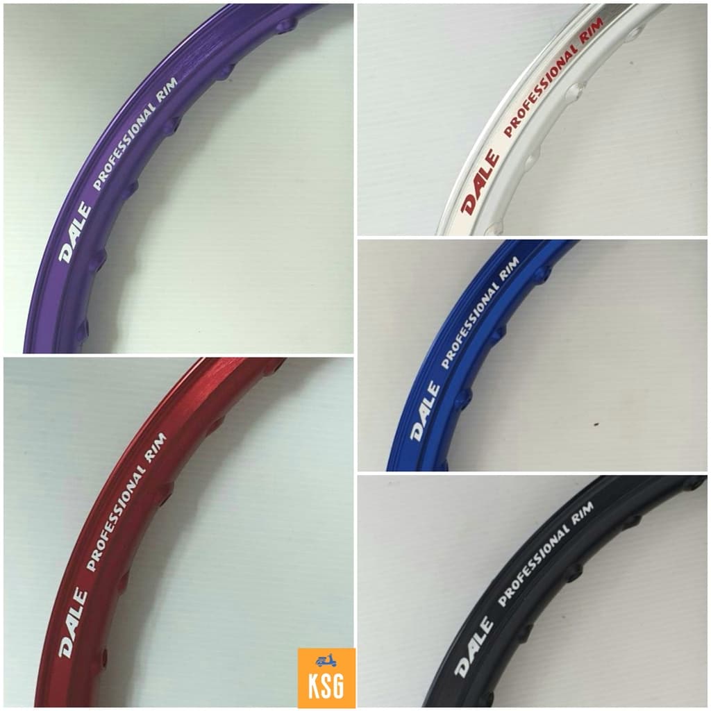 DALE วงล้ออลูมิเนียม ขอบ 17 - 1.40 ยกขอบ จำนวน 1 วง #1.40x17 ยกขอบ รูปที่ 1