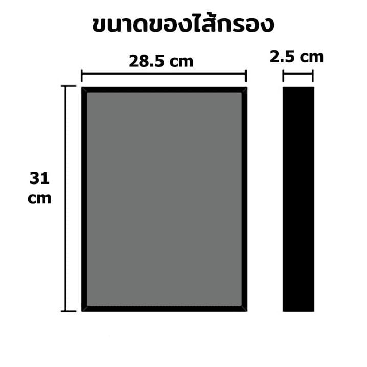 SHARP ไส้กรองอากาศ ไส้กรอง FZ30HFE กรอง อากาศ PM2.5 กลิ่น สารพิษ ไวรัส เกรดแพทย์ รูปที่ 6