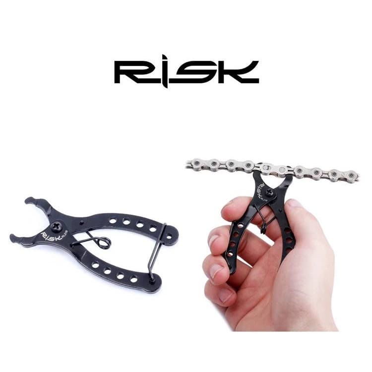 คีมปลดข้อต่อโซ่ปลดเร็ว แบบบีบ/แบบถ่าง RISK พร้อมขอเกี่ยวโซ่ Smartbike รูปที่ 4