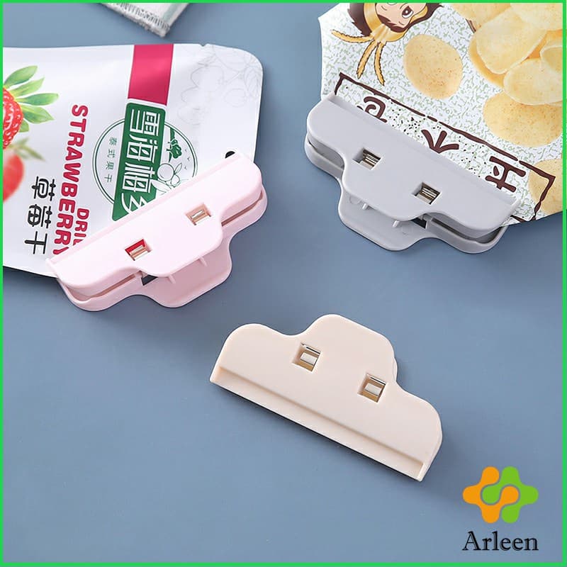 Arleen ที่หนีบถุง ที่หนีบถุงขนม ที่หนีบอเนกประสงค์ คลิปปิดปากถุงพลาสติก Moisture-proof clip รูปที่ 2