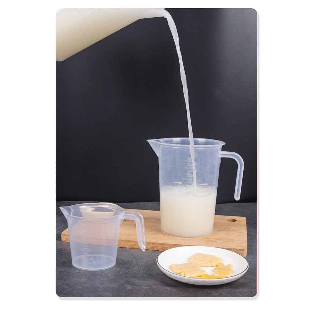 เหยือกตวงพลาสติก แบบมีมาตรวัดปั๊มนูน (250ml. 500m..1000ml. 2000ml.3500ml. 5000ml.) รูปที่ 4
