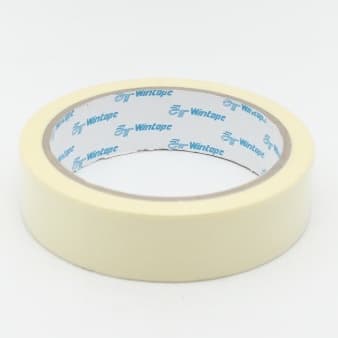 เทปย่น Wintape เทปหนังไก่ เทปบังพ่น สีขาวนวล คุณภาพสูง ยาว 20 หลา เลือกขนาดได้ รูปที่ 1
