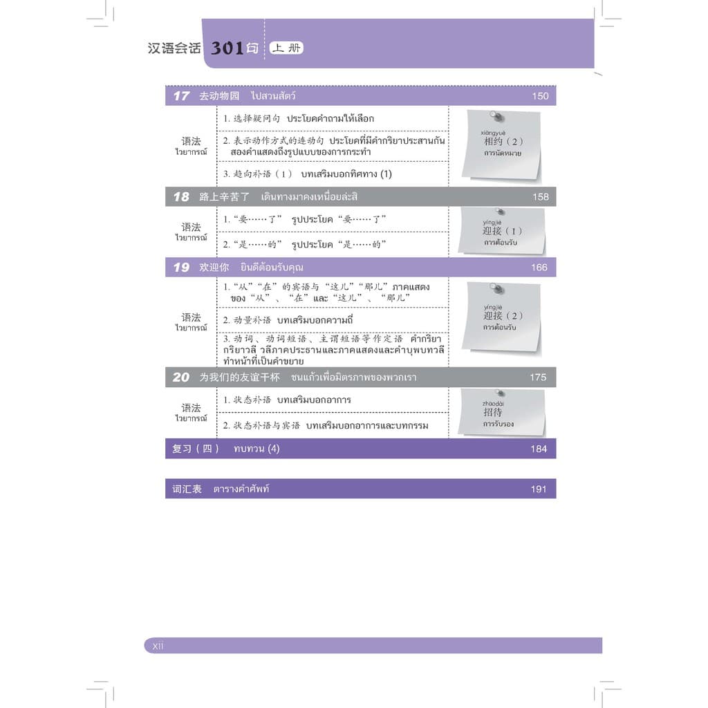 หนังสือเรียนภาษาจีน สนทนาภาษาจีน 301 ประโยค เล่ม 1 รูปที่ 7