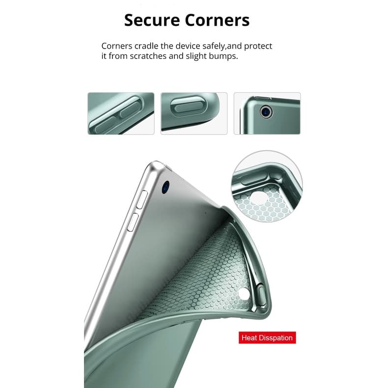 กรณี Huawei MatePad T10s 10.1" AGS3-L09/AGS3-W09 2022 Folding Stand Cover for Huawei T10 9.7" AGR-L09/W09 กรณีซิลิโคนที่ยืดหยุ่นนุ่ม TPU รูปที่ 8